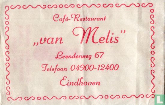 Café Restaurant "van Melis" - Afbeelding 1