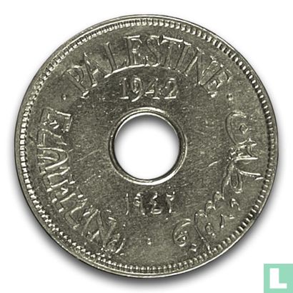Palestina 10 mils 1942 (Koper-nikkel) - Afbeelding 1