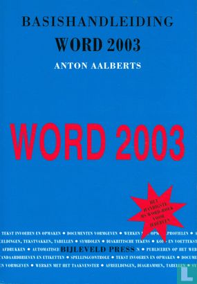 Basishandleiding Word 2003 - Afbeelding 1