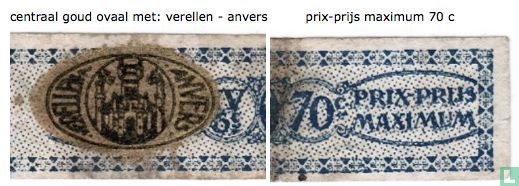 Verellen Anvers IV 6,5c 70c Prix-Prijs Maximum - Afbeelding 3
