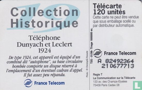 Téléphone Dunyach et Leclert 1924 - Bild 2