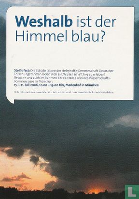 Helmholtz Gemeinschaft "Weshalb ist der Himmel blau?" - Afbeelding 1