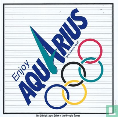 Enjoy Aquarius The Official Sports Drink of the Olympic Games