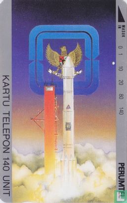 Launching of the Palapa satellite - Image 1