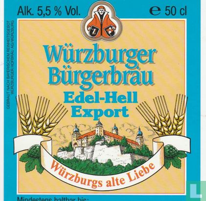 Würzburger Bürgerbräu Edel-Hell Export