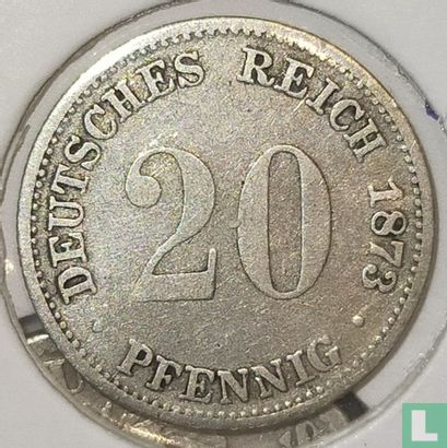 German Empire 20 pfennig 1873 (C) - Image 1
