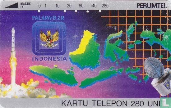 Satellite and map of Indonesia - Bild 1