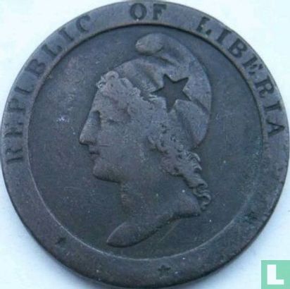 Liberia 2 Cent 1862 - Bild 2