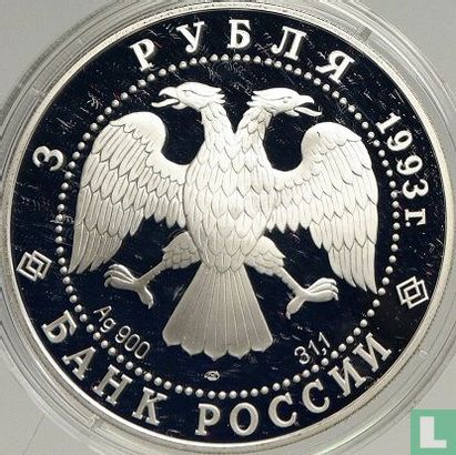 Russie 3 roubles 1993 (BE) "Russian ballet" - Image 1