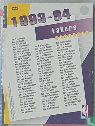 1993-94 Lakers Schedule - Afbeelding 2