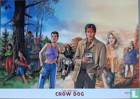 Lance Crow Dog  Collector´s pack prent 