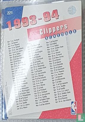 1993-94 Clippers Schedule - Afbeelding 2