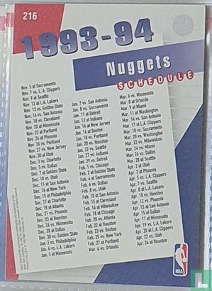 1993-94 Nuggets Schedule - Afbeelding 2