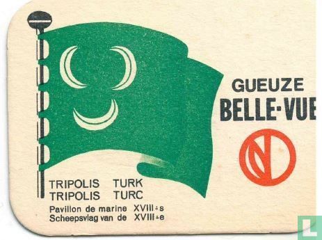 Scheepsvlag van de XVIII e Tripolis Turk (10,7cm)