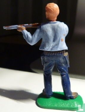 Cowboy with rifle (light blue) - Image 2