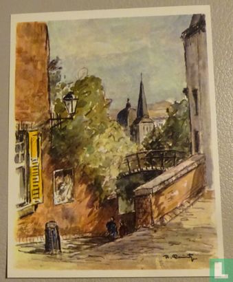 Rue Thier-de-la-Fontaine (op de achtergrond, Sint-Janskerk) - Afbeelding 1