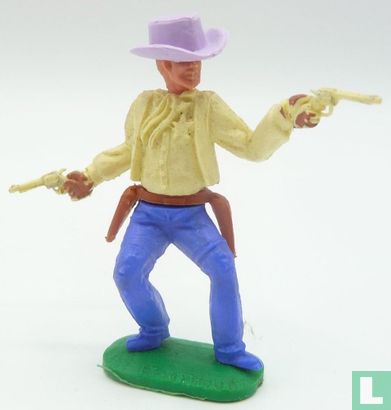 Cowboy with revolvers (white) - Image 1