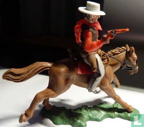 Cowboy on horseback - Image 1