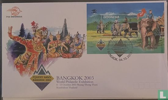Postzegeltentoonstelling Bangkok