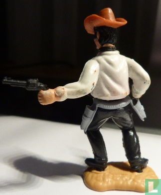 Cowboy with revolvers (white) - Image 2