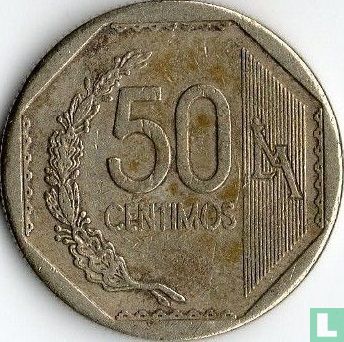 Pérou 50 céntimos 2002 - Image 2