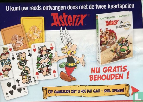 U kunt uw gratis doos met de twee kaartspelen Asterix nu gratis behouden! - Image 1