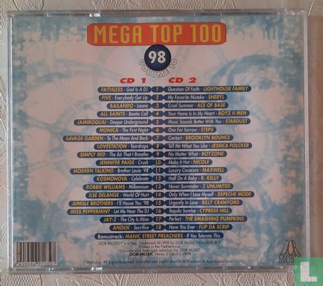 Het beste uit de enige echte Mega Top 100 van 98 - Volume 10 - Afbeelding 2