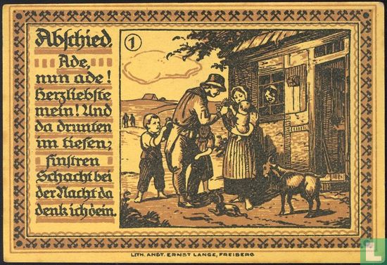 Freiberg, City - 75 Pfennig (1) 1921 - Image 2