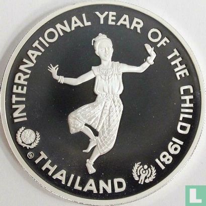Thailand 200 baht 1981 (BE2524 - PROOF) "International Year of the Child" - Afbeelding 1