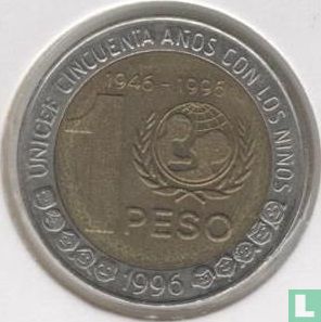 Argentinië 1 peso 1996 "50th anniversary of UNICEF" - Afbeelding 1