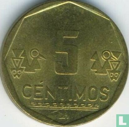 Pérou 5 céntimos 2005 - Image 2