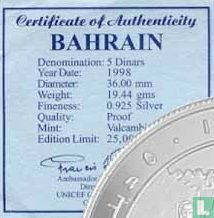 Bahrain 5 dinars 1998 (PROOF) "50 years of UNICEF" - Afbeelding 3