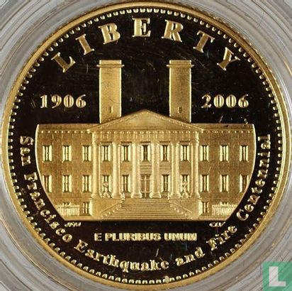 United States 5 dollars 2006 (PROOF) "San Francisco earthquake and fire centennial" - Image 1