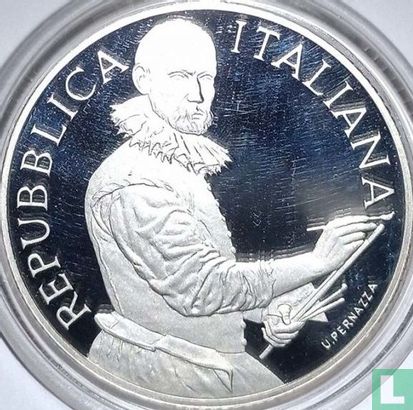Italy 10 euro 2009 (PROOF) "400th anniversary Death of Annibale Carracci" - Image 2