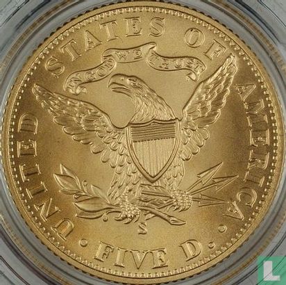 United States 5 dollars 2006 "San Francisco earthquake and fire centennial" - Image 2