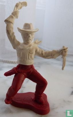 Cowboy (blanc/rouge marron) - Image 1