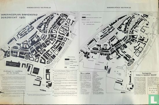 Saneringsplan Binnenstad Dordrecht 1961 - Bild 1