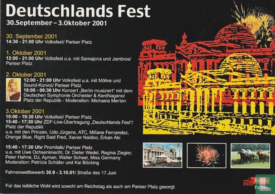 Deutschlands Fest 2001 - Afbeelding 1