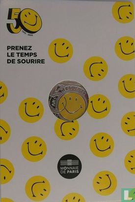 Frankrijk 10 euro 2022 (folder) "50th years of Smiley" - Afbeelding 1