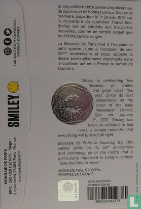Frankrijk 10 euro 2022 (folder) "50th years of Smiley" - Afbeelding 2