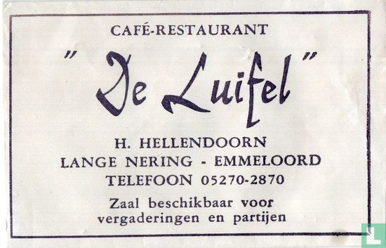 Café Restaurant "De Luifel" - Bild 1