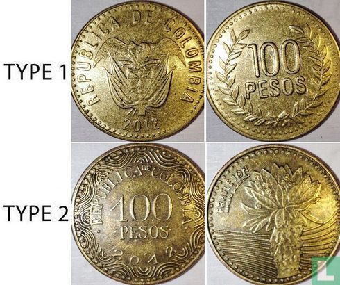 Colombia 100 pesos 2012 (type 2) - Afbeelding 3