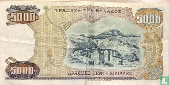 Griekenland 5000 Drachmen - Afbeelding 2