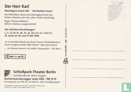 Schloss Park Theater Berlin - Der Herr Karl - Image 2