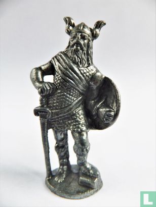 Viking met zwaard en schild (ijzer) - Afbeelding 1