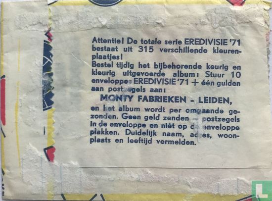 zakje Eredivisie 1971 - Image 2