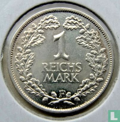 Duitse Rijk 1 reichsmark 1927 (F) - Afbeelding 2