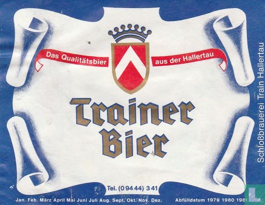 Trainer Bier