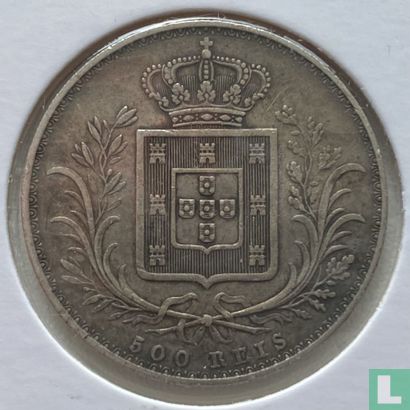 Portugal 500 Réis 1879 - Bild 2