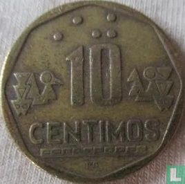 Pérou 10 céntimos 1997 - Image 2